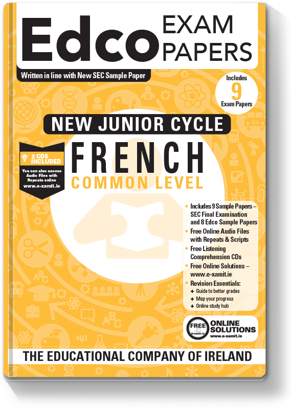 JC French Common Level Exam Papers 2019