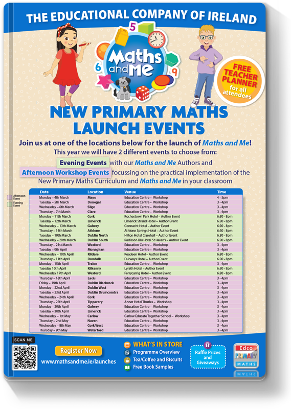 **New Primary Maths Launch Events**
