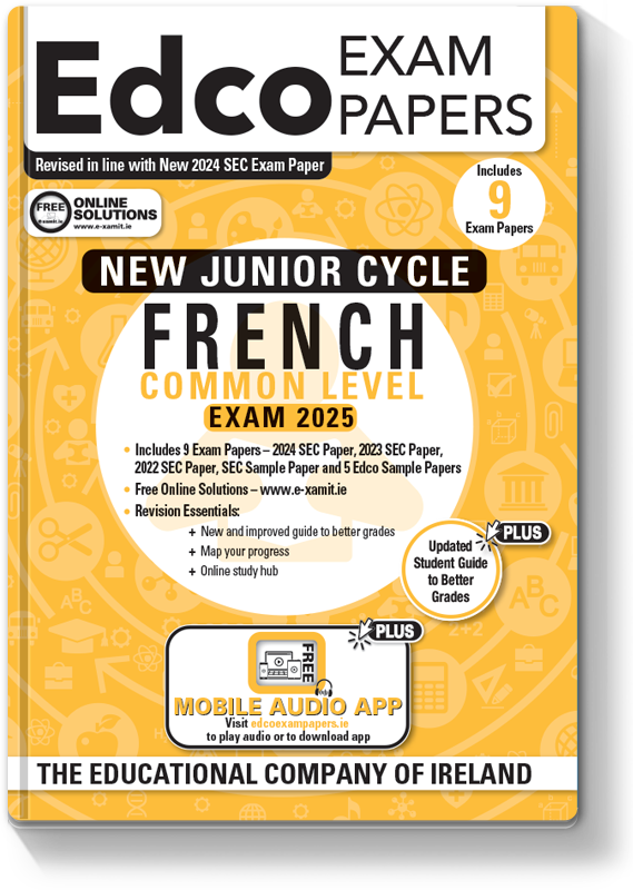 JC French Exam Papers 2024