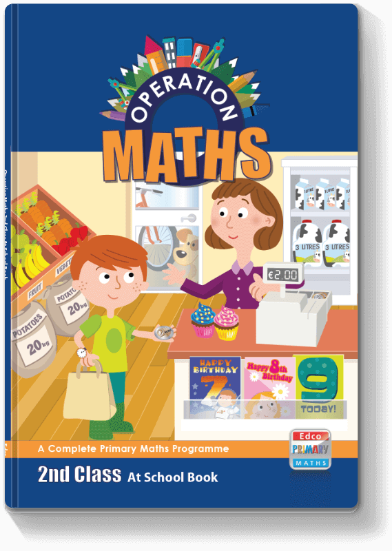 Operation Maths 2nd Class - At School Book