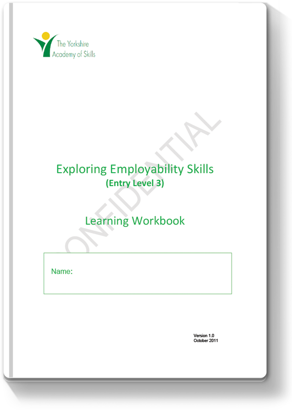 Entry Level 3 Employability Workbook 2011