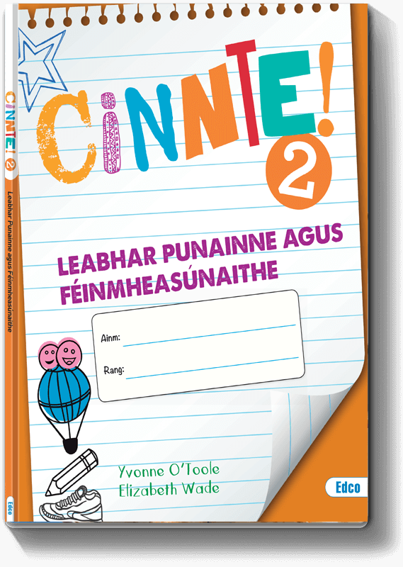 Cinnte! 2 Leabhar Punainne Agus Féinmheasúnaithe 2019