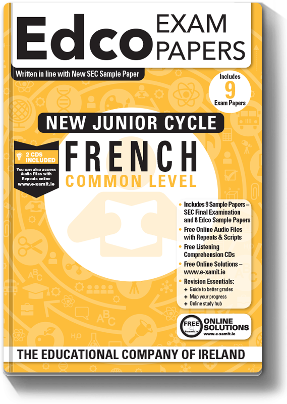 JC French Exam Paper Solutions 2019