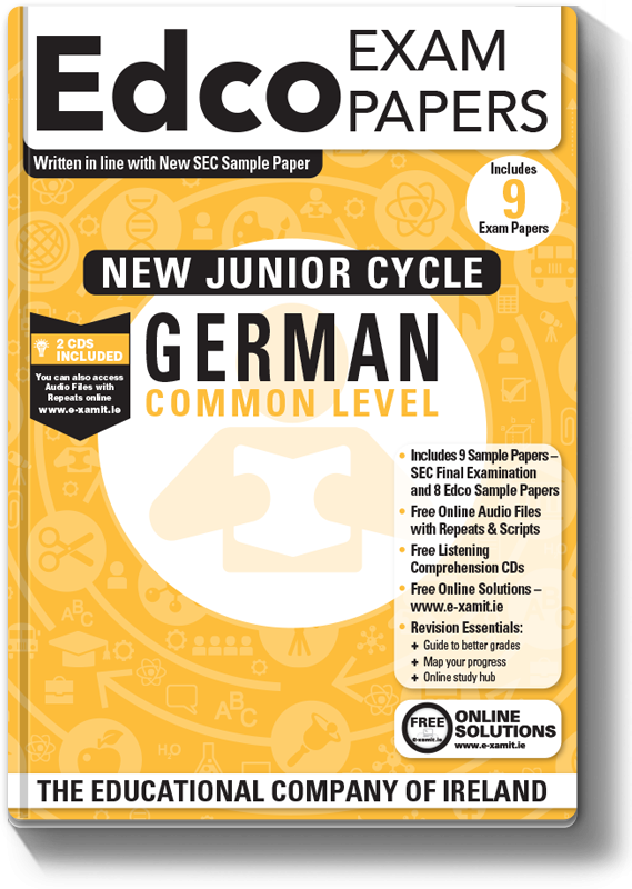 JC German Exam Paper Solutions 2019